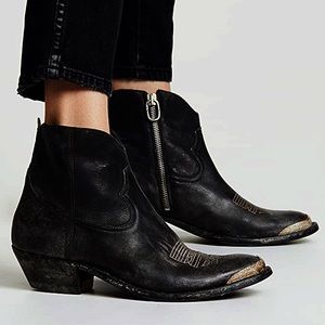 golden goose western booties